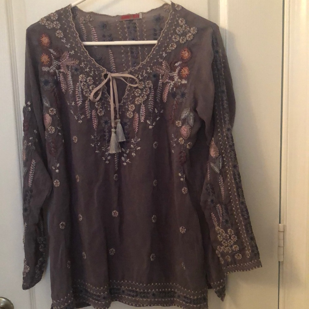 Beautiful designer Tunic Gray used